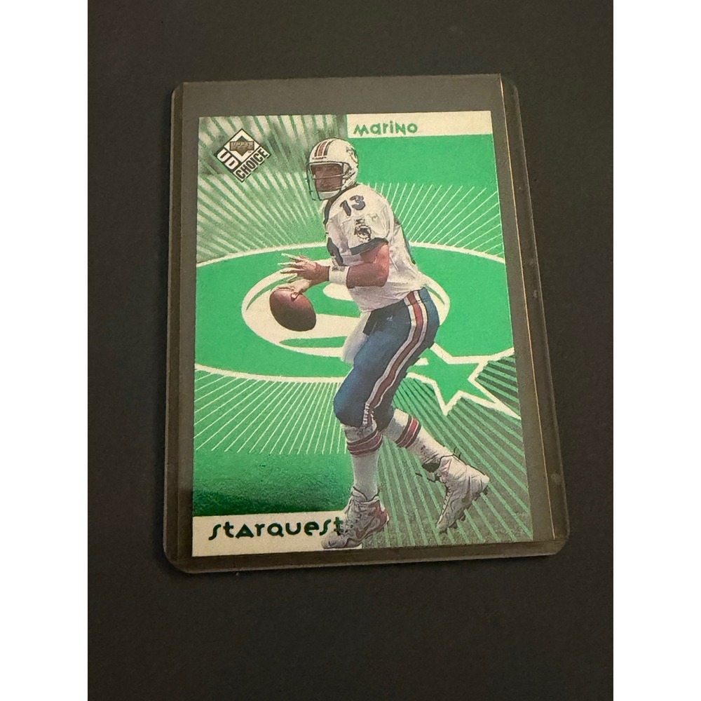1998 Upper Deck UD Choice Starquest Dan Marino Miami Dolphins SQ13 Football Card